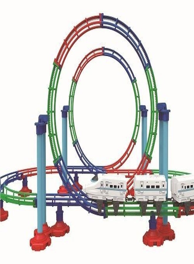 Mitashi Dash Roller Coaster Bullet Train, Multi Color (Large)